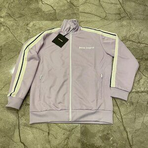 Palm Angels Men Full Zip Cardigan Purple Color XXL